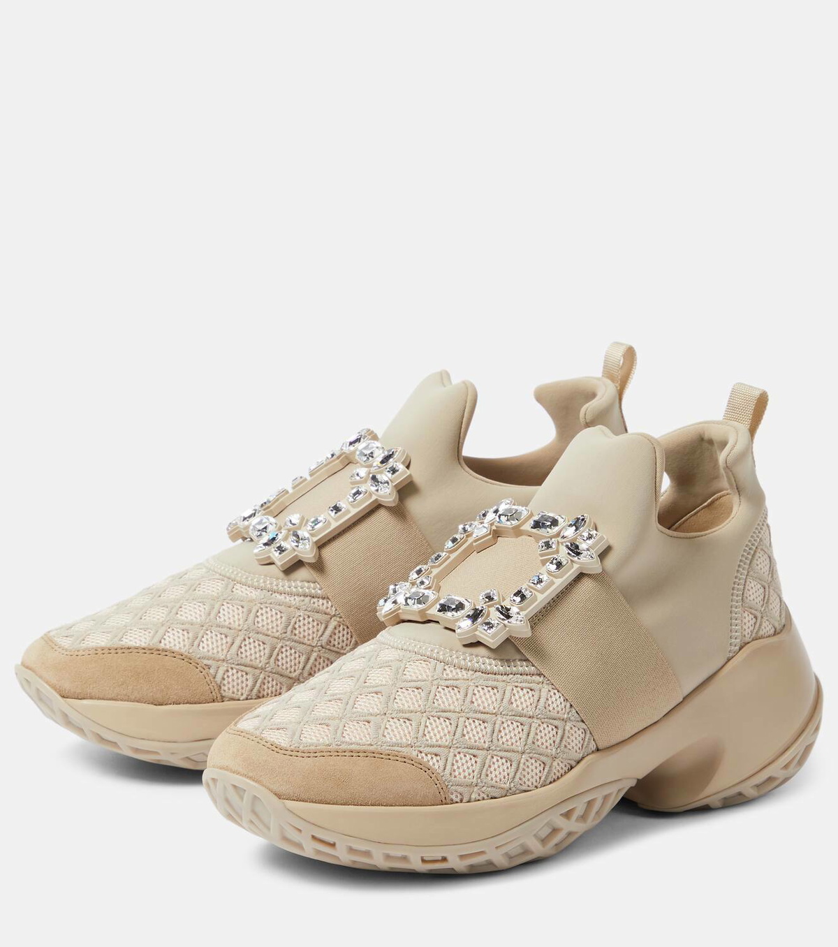 Roger Vivier Viv Run embellished sneakers Roger Vivier