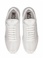 MOSCHINO - Teddy Faux Leather Low Top Sneakers
