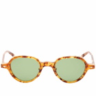 Jacques Marie Mage Men's Clark Sunglasses in Vintage Tortoise/Green