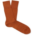 FALKE - Tiago City Cotton-Blend Socks - Orange