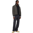 Moncler Navy Cotton Blend Gabardine Cargo Pants