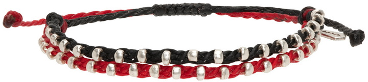 Photo: Paul Smith Black & Red Double-Strand Beaded Bracelet