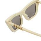 Bottega Veneta Eyewear Women's Bottega Veneta BV1446S Sunglasses in Beige/Brown 