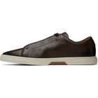 BOSS Brown Gary Brushed Leather Sneakers