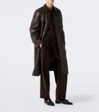 The Row Caden leather loafers