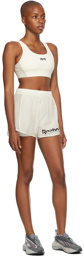 Reebok By Victoria Beckham Off-White Bonded Sports Bra