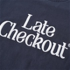 Late Checkout LC Logo Crew Sweat in Navy