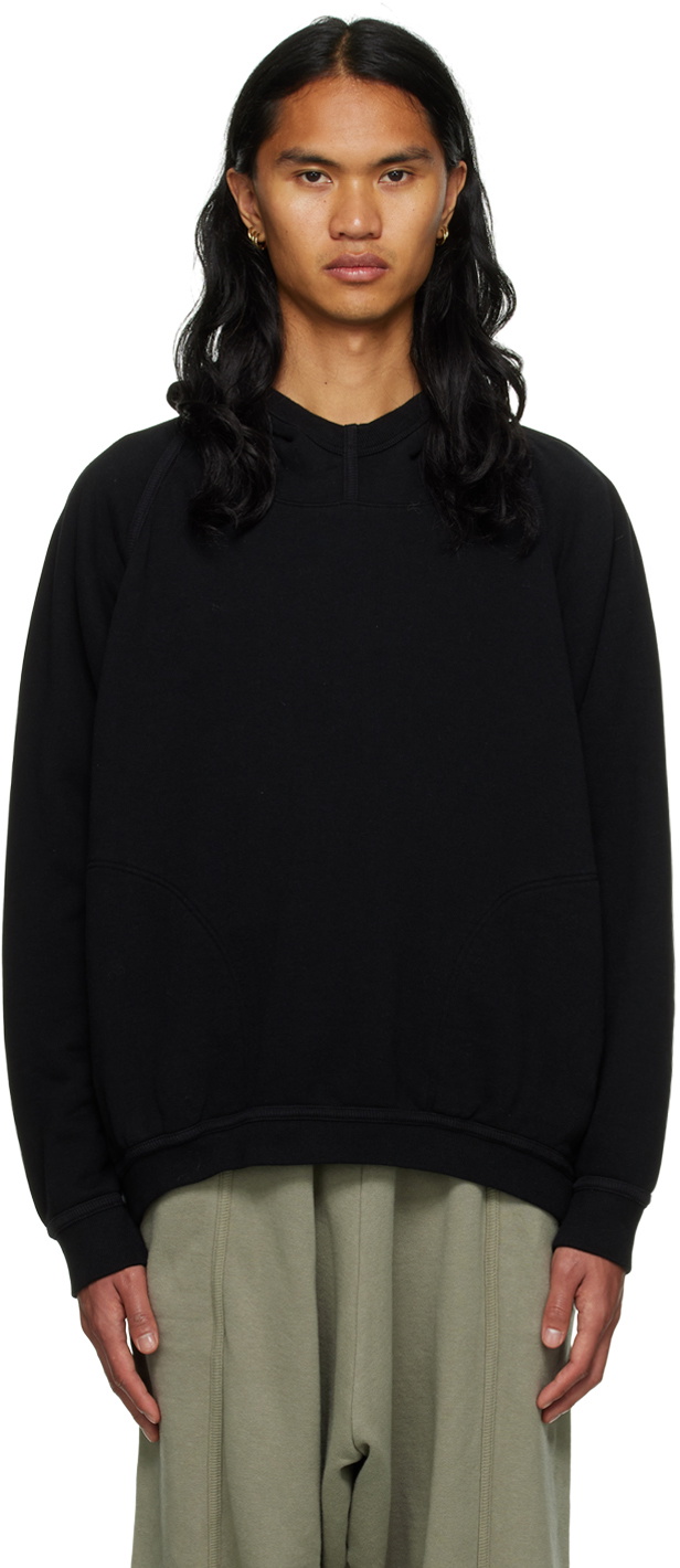 Jan-Jan Van Essche Black O-Project Dropped Shoulder Hoodie Jan-Jan Van ...