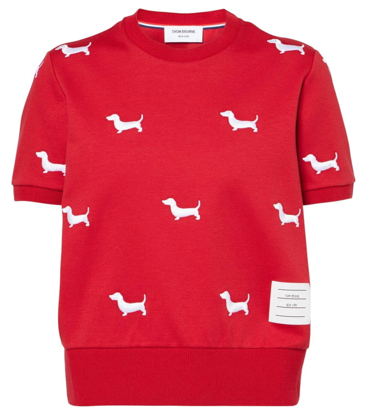 Photo: Thom Browne Embroidered cotton top