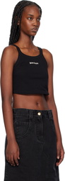 Palm Angels Black Logo Tank Top