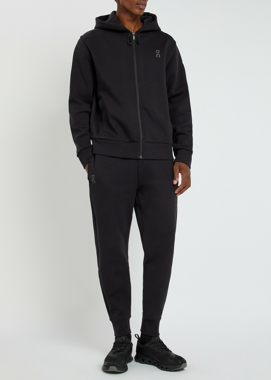 ON Focus Tech Cotton-blend Sweatpants Black