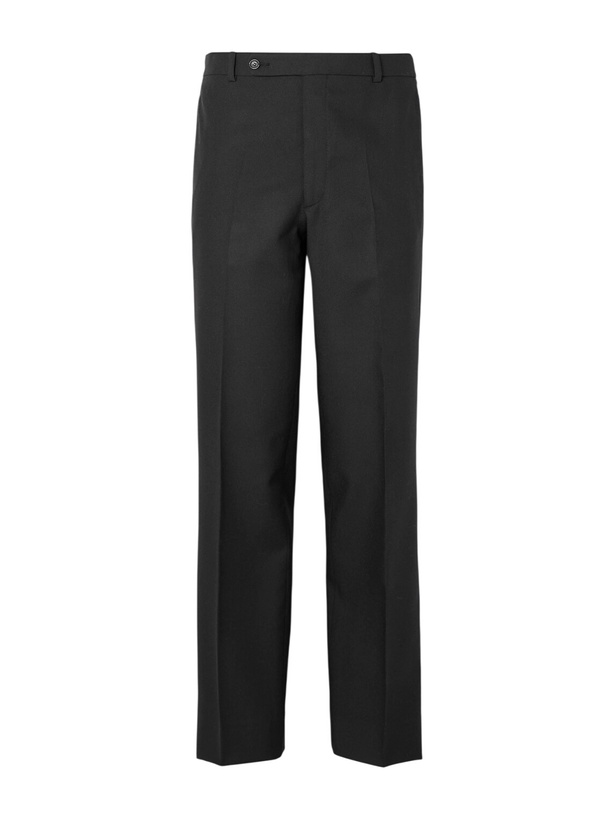 Photo: Husbands - Wide-Leg Linen Suit Trousers - Black