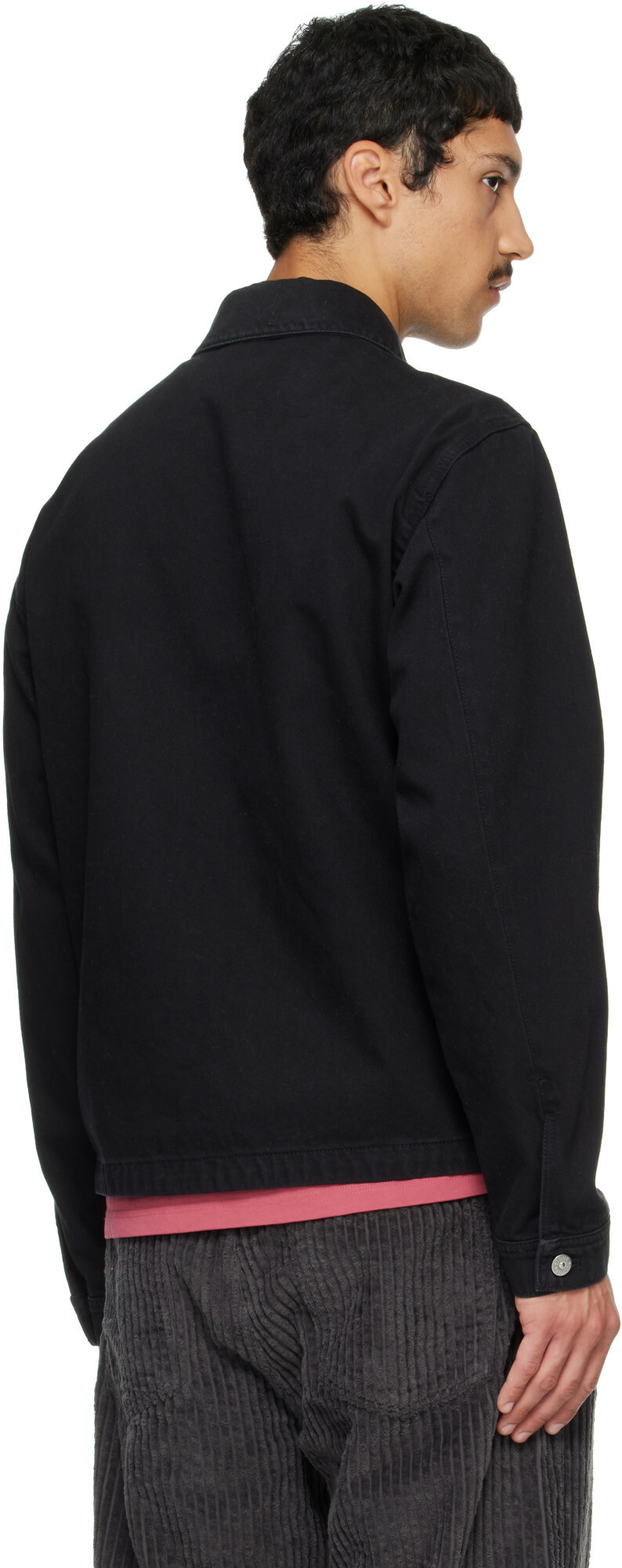 Stone Island Black 4100006 Light Bull Denim Jacket