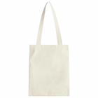A.P.C. Men's Lou Chainstitch Tote Bag in Ecru 