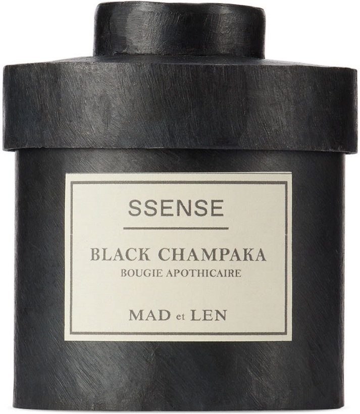 Photo: MAD et LEN SSENSE Exclusive Black Small Champaka Candle