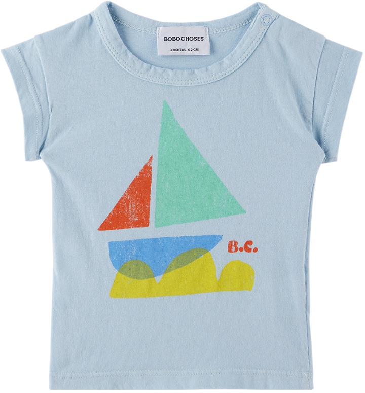 Photo: Bobo Choses Baby Blue Sail Boat T-Shirt
