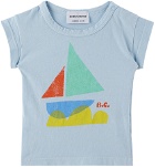 Bobo Choses Baby Blue Sail Boat T-Shirt
