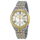 Seiko 5 Vintage Automatic White Dial Two-tone Mens Watch SNKL36