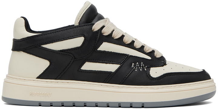 Photo: Represent Black & Off-White Reptor Low Sneakers