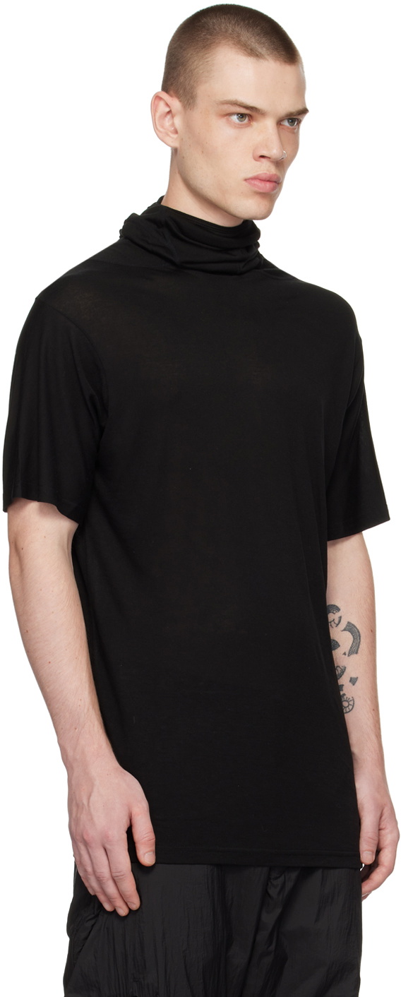 POST ARCHIVE FACTION (PAF) Black 5.0+ Center T-Shirt Post Archive