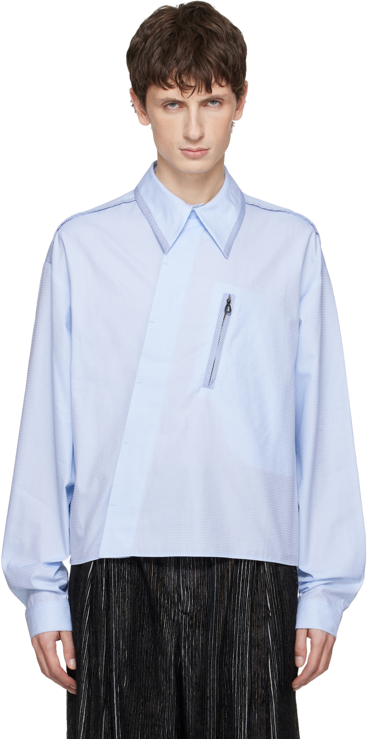 Kiko Kostadinov Blue Jacklight Shirt Kiko Kostadinov