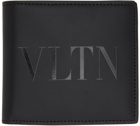 Valentino Garavani Black 'VLTN' Wallet