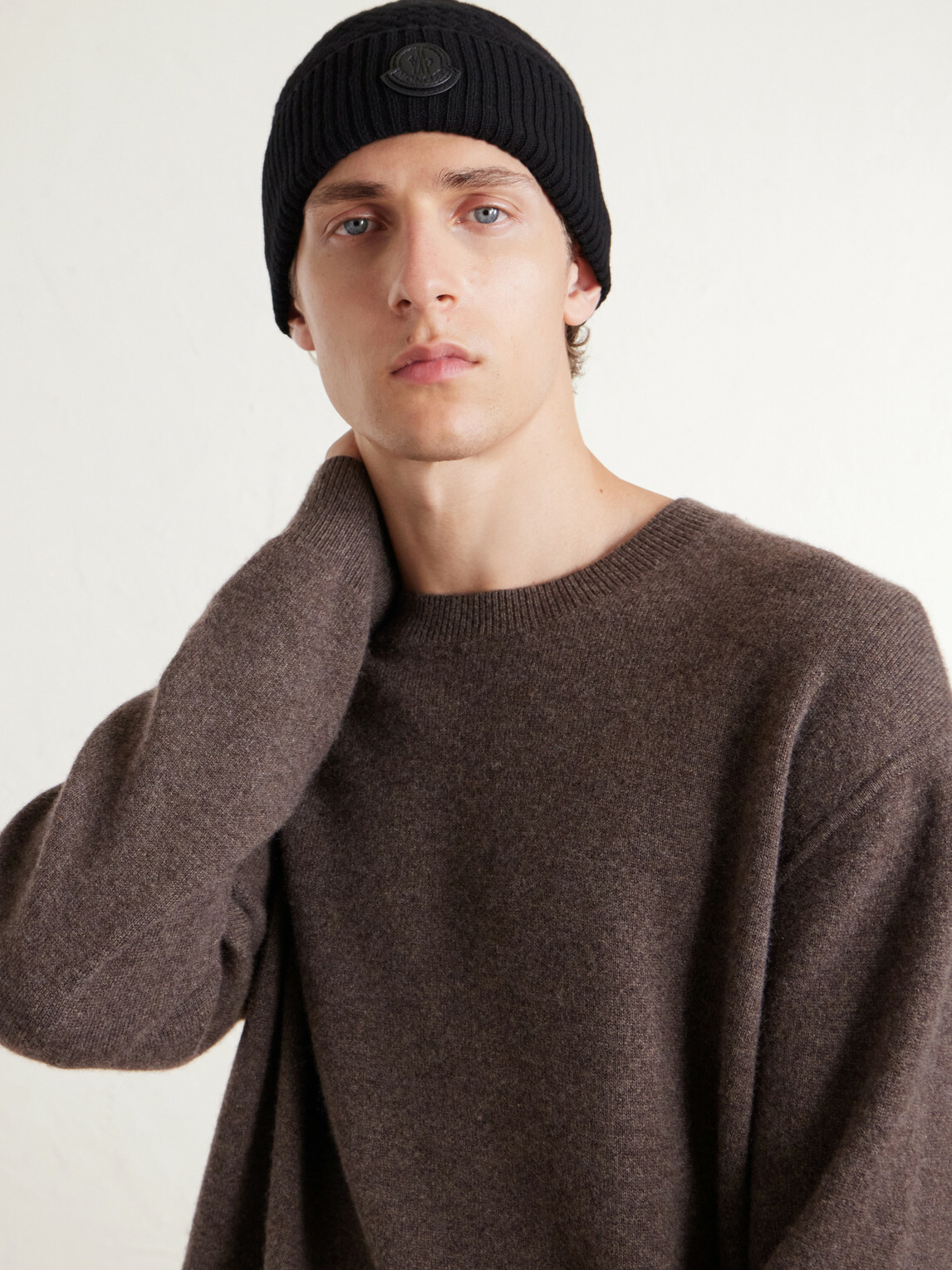 Moncler - Logo-Appliquéd Wool and Cashmere-Blend Beanie
