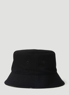 Burberry - Logo Embroidery Bucket Hat in Black