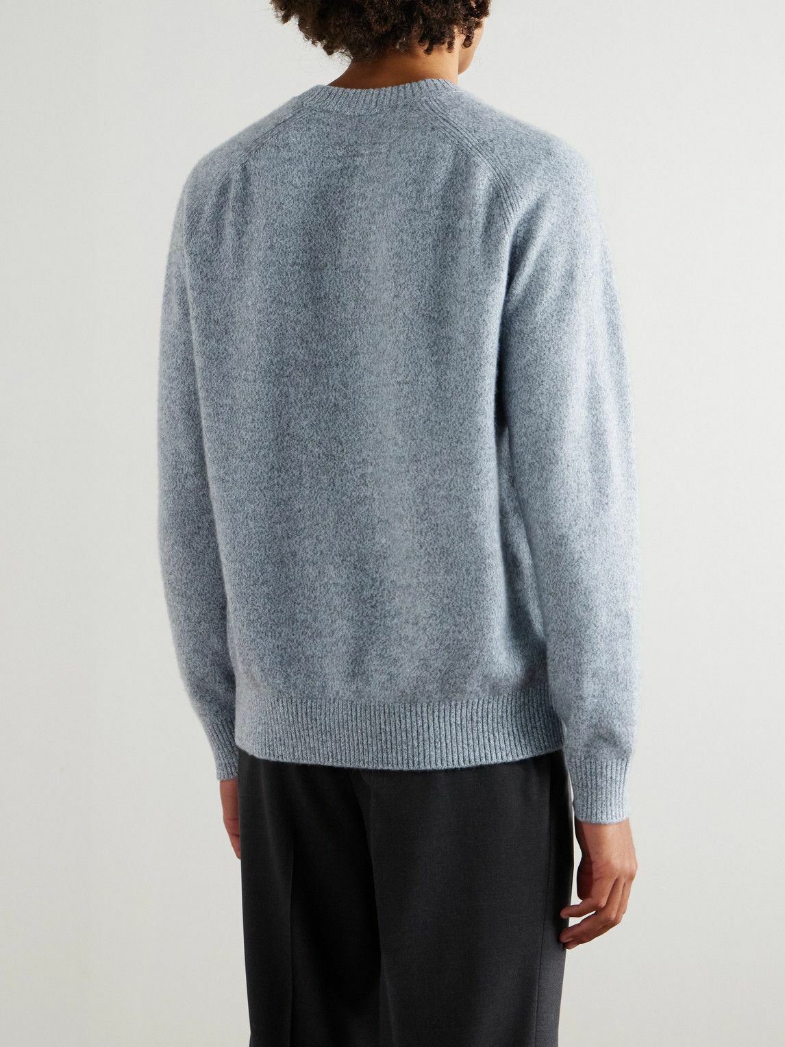 Zegna - Cashmere-Blend Sweater - Blue