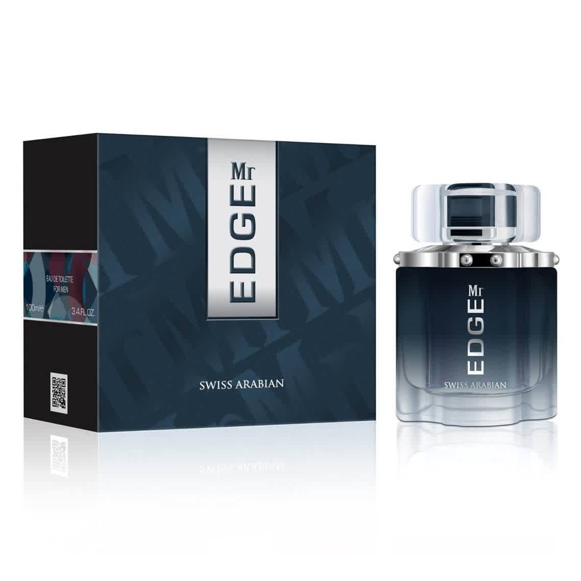 Swiss Arabian Mens Mr Edge EDP Spray 3.4 oz Fragrances 6295124031243