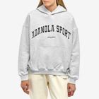 Adanola Women's Oversized AS Logo Hoody in Light Grey Melange