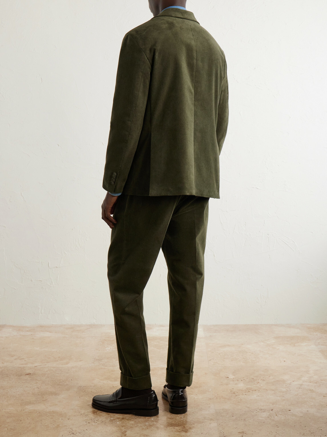 Officine Générale - Michel Cotton-Blend Corduroy Suit Jacket - Green