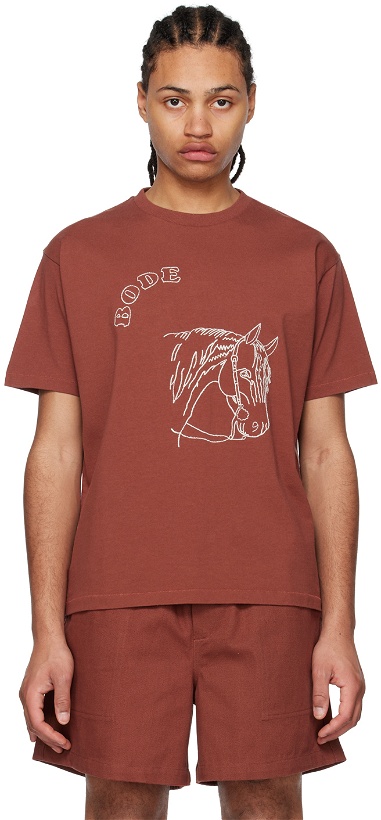 Photo: Bode Brown Pony T-Shirt