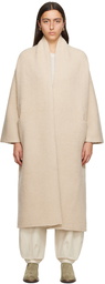 Lauren Manoogian Beige Long Shawl Cardigan