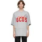 GCDS Grey Over T-Shirt