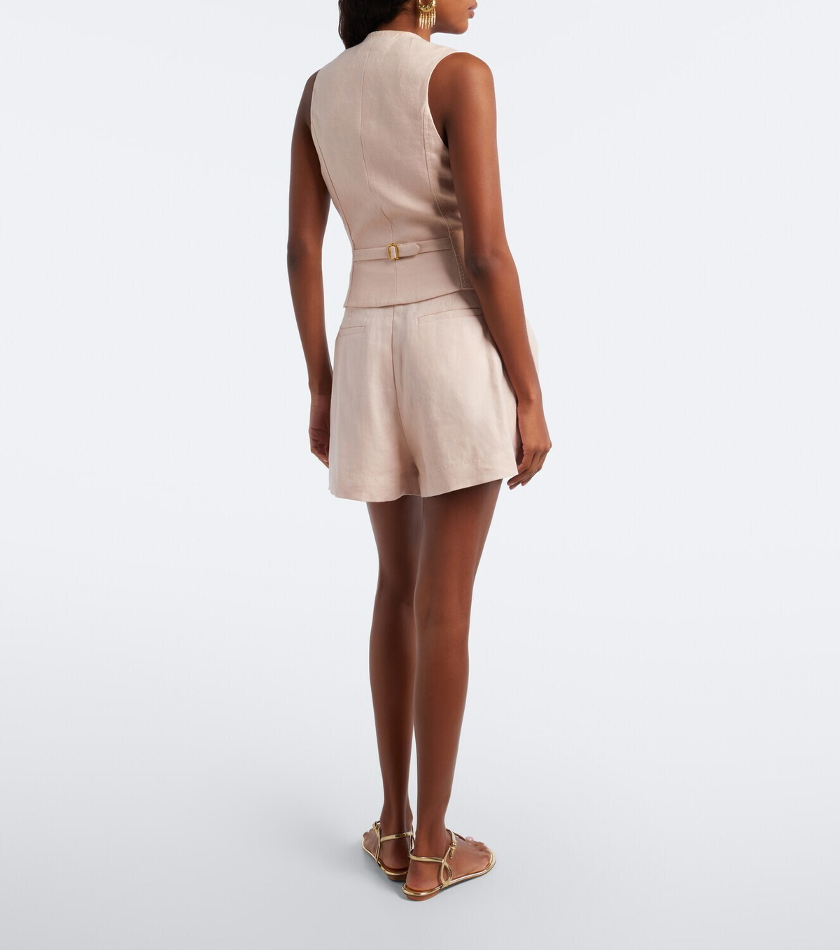Zimmermann Clash linen shorts