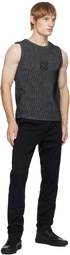 Hugo Black Logo Tank Top