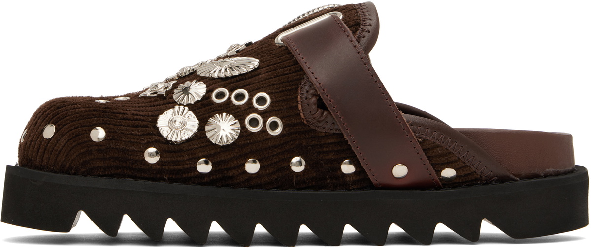 Toga Pulla SSENSE Exclusive Brown Buckle Clogs Toga Pulla