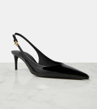 Dolce&Gabbana Patent leather slingback pumps