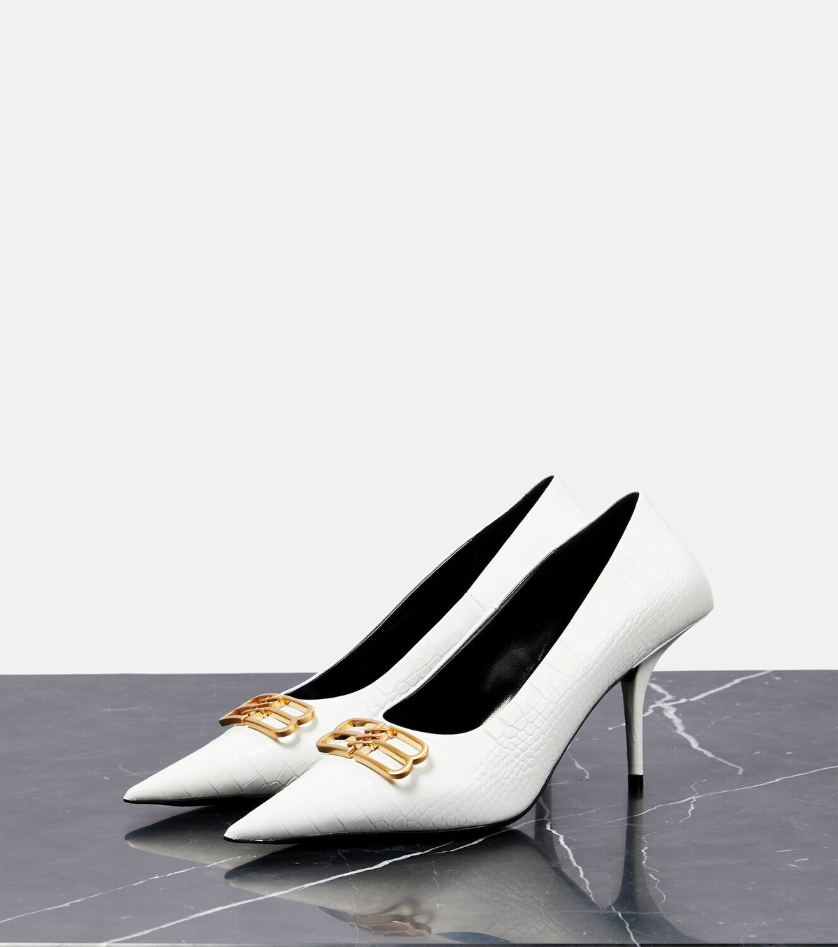 Balenciaga Women's Knife Pump Shirt White