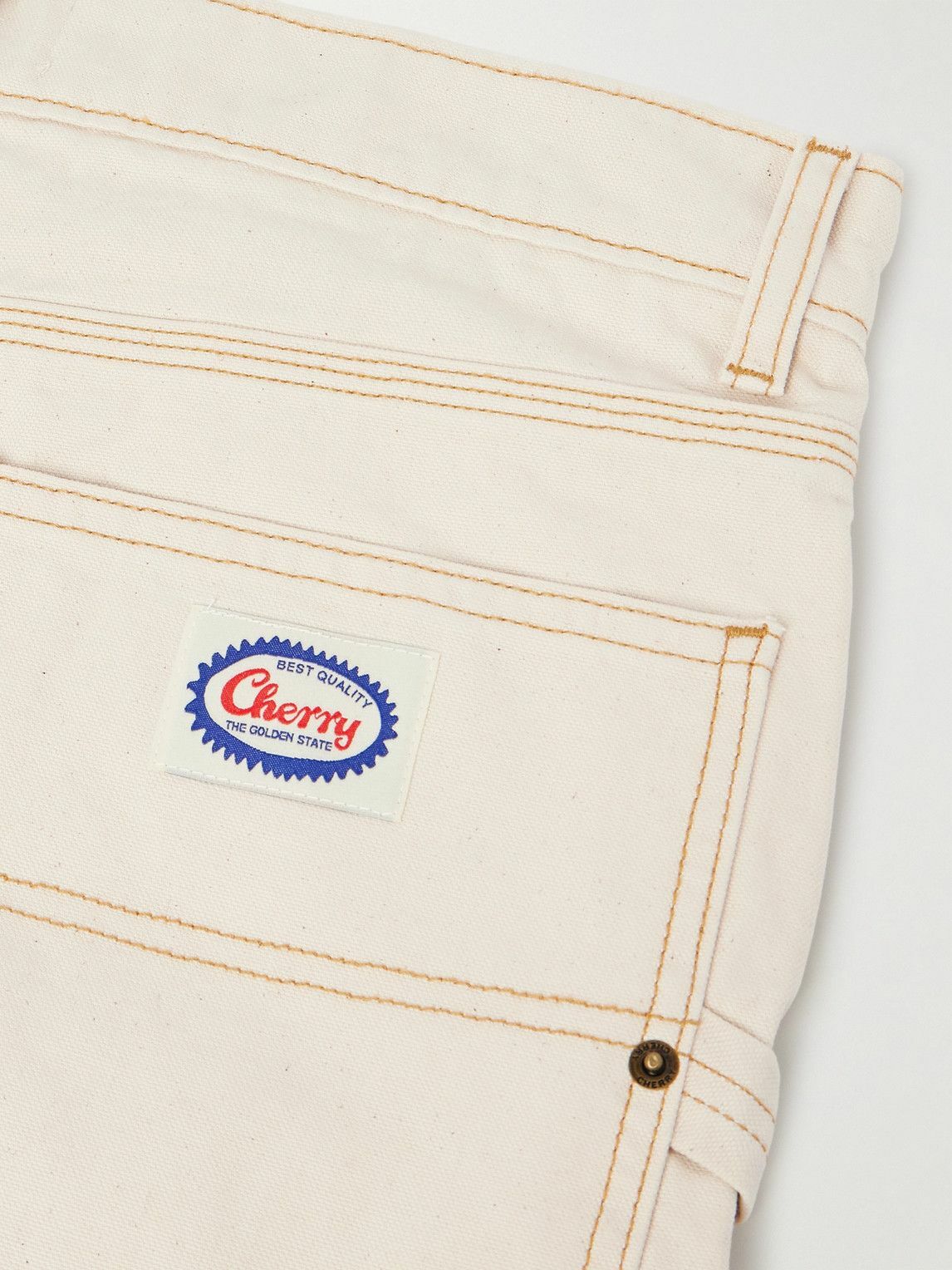 Cherry Los Angeles - Carpenter Straight-Leg Denim Shorts - Neutrals