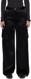 Theory Black Wide-Leg Trousers