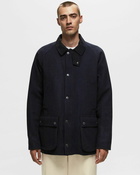 Barbour Bedale Wool Blue - Mens - Coats