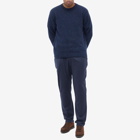 A.P.C. Men's Chandler Donegal Crew Knit in Dark Navy