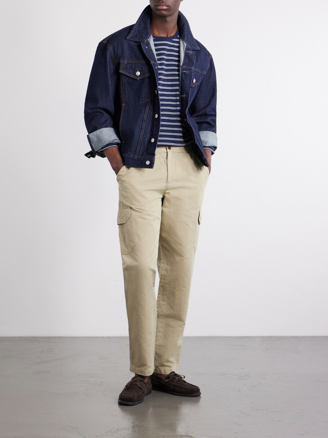 Mr P. - Tapered Cotton and Linen-Blend Trousers - Neutrals