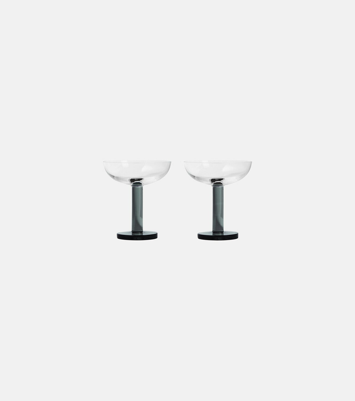 Tom Dixon Puck set of 2 coupe glasses