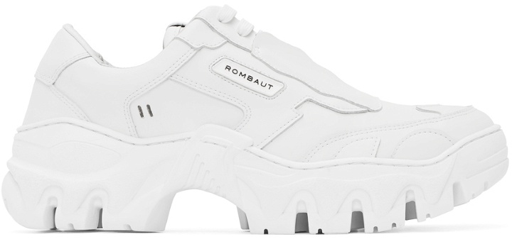 Photo: Rombaut White Boccaccio II Low-Top Sneakers