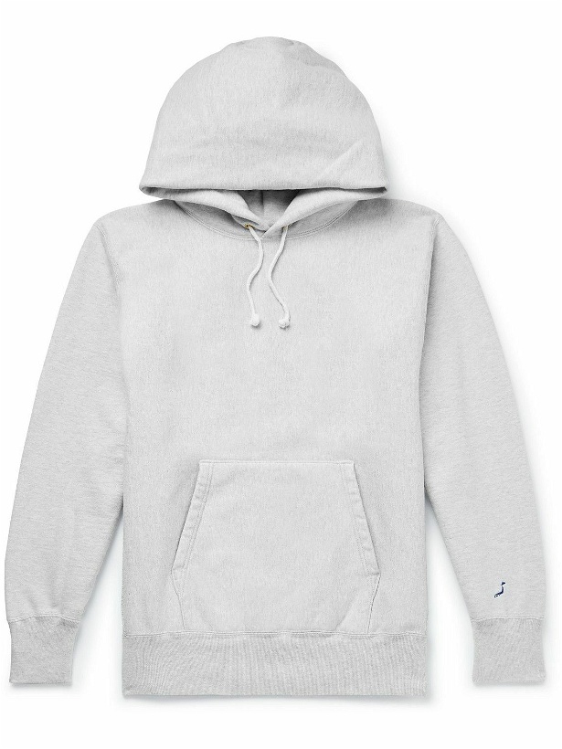 Photo: OrSlow - Cotton-Jersey Hoodie - Gray