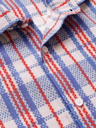 VETEMENTS - Barbes Checked Cotton-Poplin Shirt - Blue