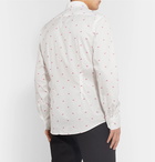 Fendi - Slim-Fit Printed Cotton-Poplin Shirt - White